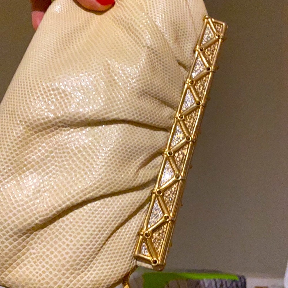 Rare Vintage Judith Leiber Karung Snake Evening Clutch/Bag